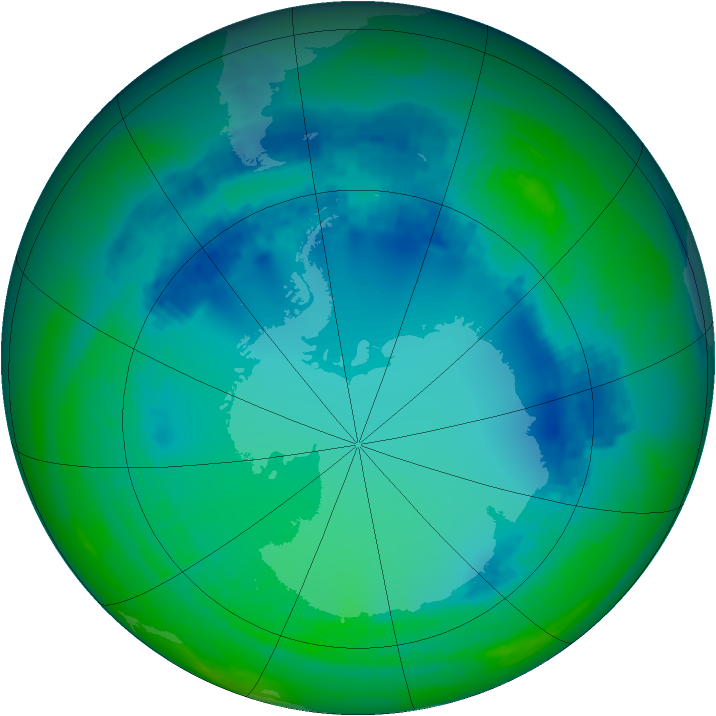Ozone Map 2003-07-30